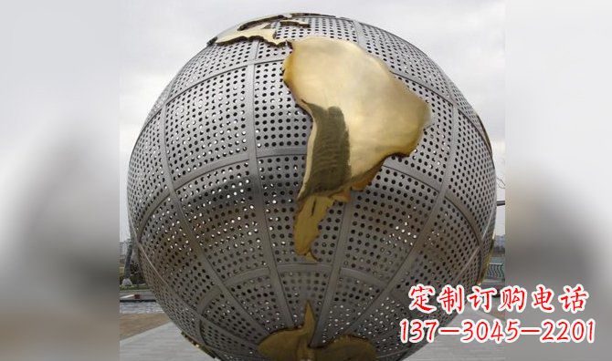 郴州不锈钢地球雕塑传承人类文明的精神象征