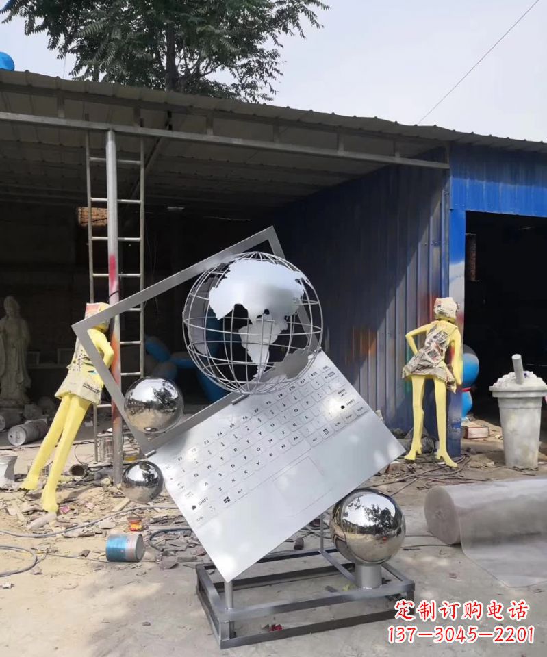 郴州不锈钢地球雕塑艺术与科技的完美结合
