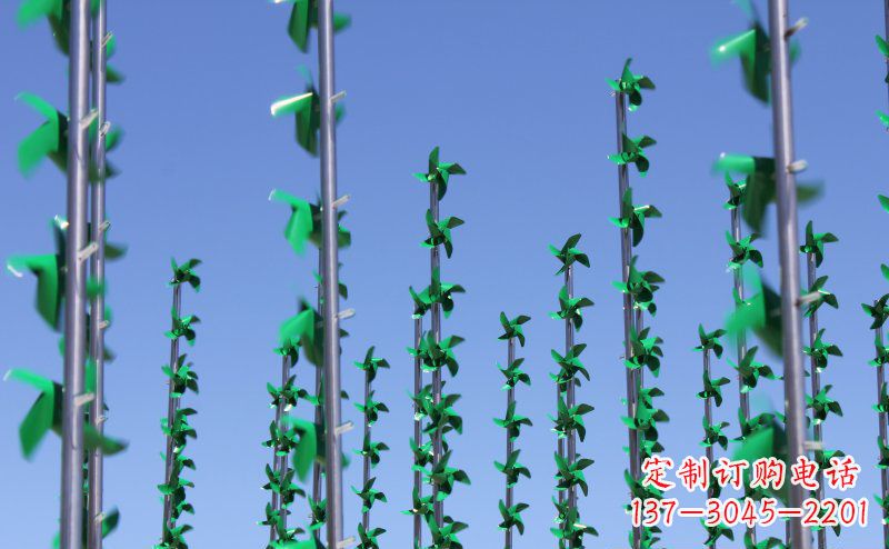 郴州不锈钢风车雕塑灵动而又精致