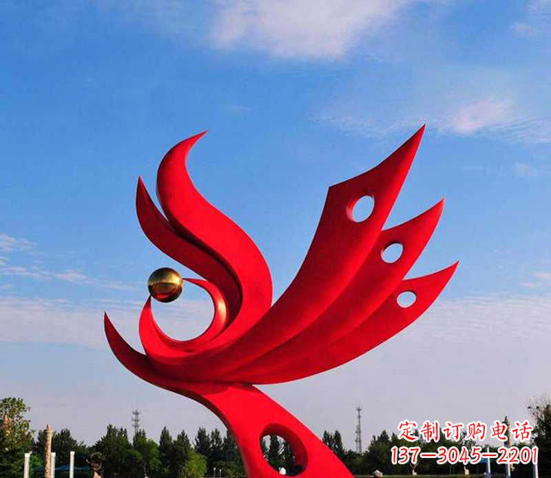 郴州不锈钢凤凰灵动传神