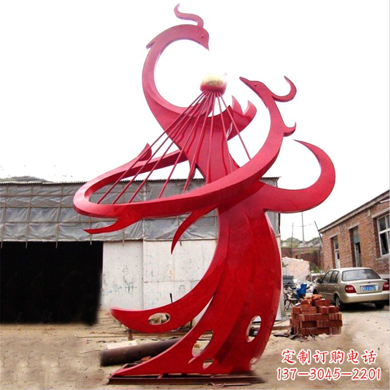 郴州不锈钢凤凰雕塑绚丽多彩的艺术瑰宝