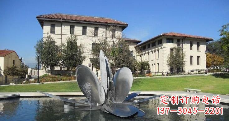 郴州不锈钢喷泉雕塑——美的象征
