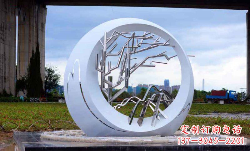 郴州不锈钢树枝雕塑艺术与环保的完美结合