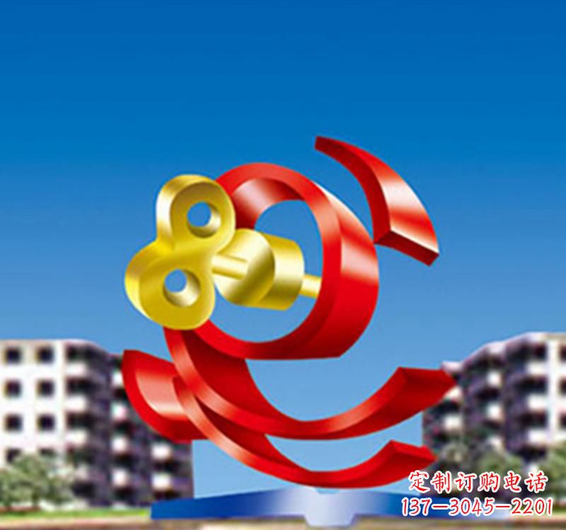 郴州不锈钢飘带雕塑给公园景观带来独特美感