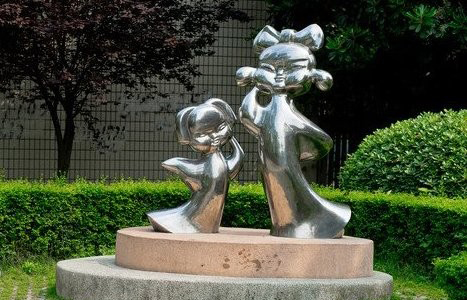 郴州不锈钢古代儿童雕塑让每个孩子都有一个家