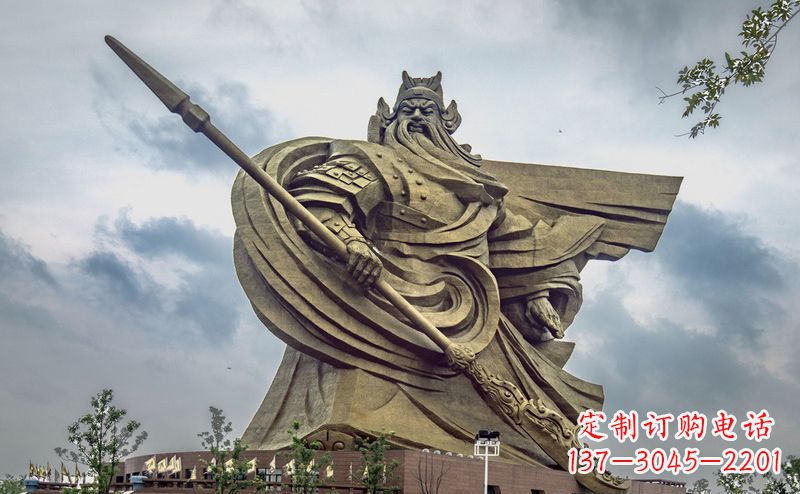 郴州不锈钢关公广场雕塑传承中华文化