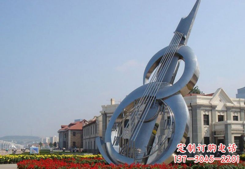 郴州不锈钢大提琴雕塑