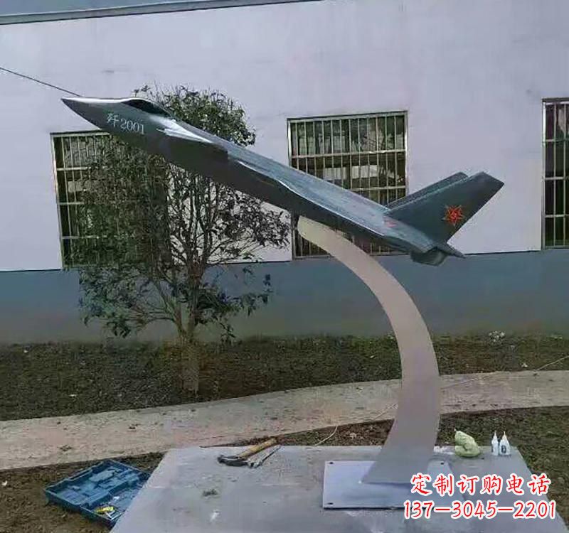 郴州不锈钢飞机雕塑——极致精美的艺术品
