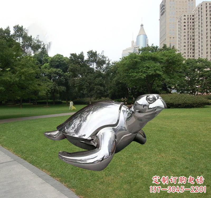 郴州不锈钢海龟雕塑传承海洋文化的象征