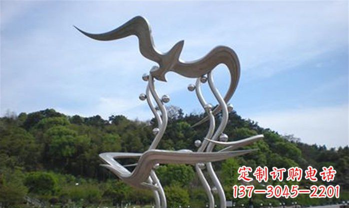 郴州海鸥雕塑传递自然之美
