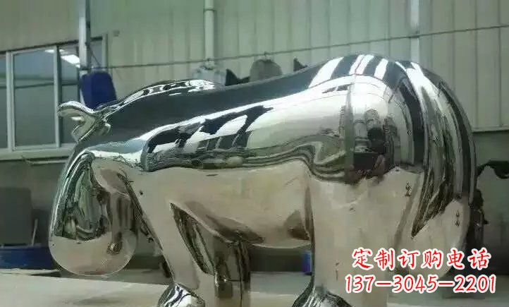 郴州不锈钢河马雕塑一种新颖的艺术形式