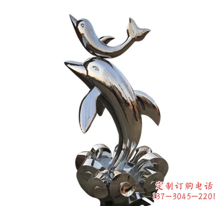 郴州海豚雕塑艺术与自然的完美结合