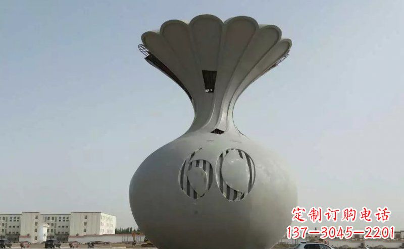 郴州不锈钢花篮雕塑精美绝伦