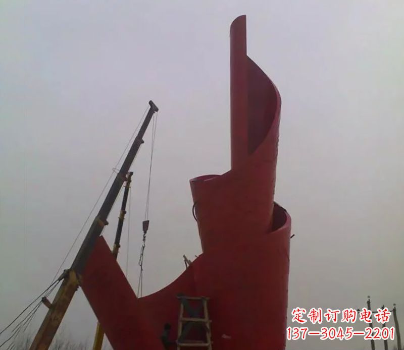郴州不锈钢火炬雕塑点燃社会进步的火炬