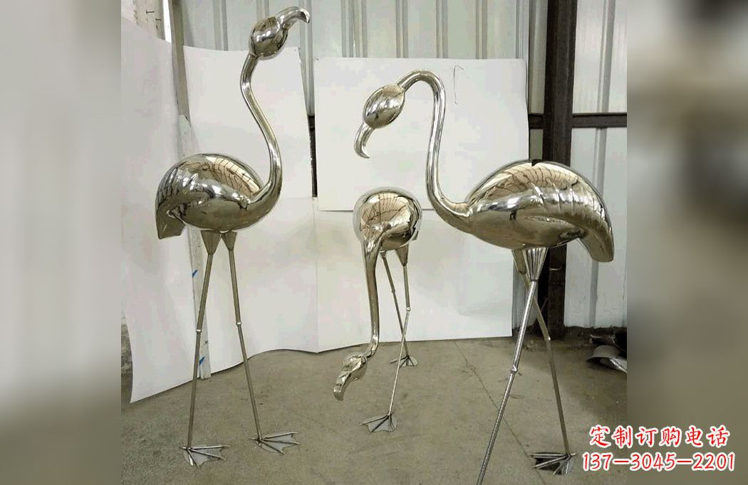 郴州不锈钢火烈鸟——雕塑之美