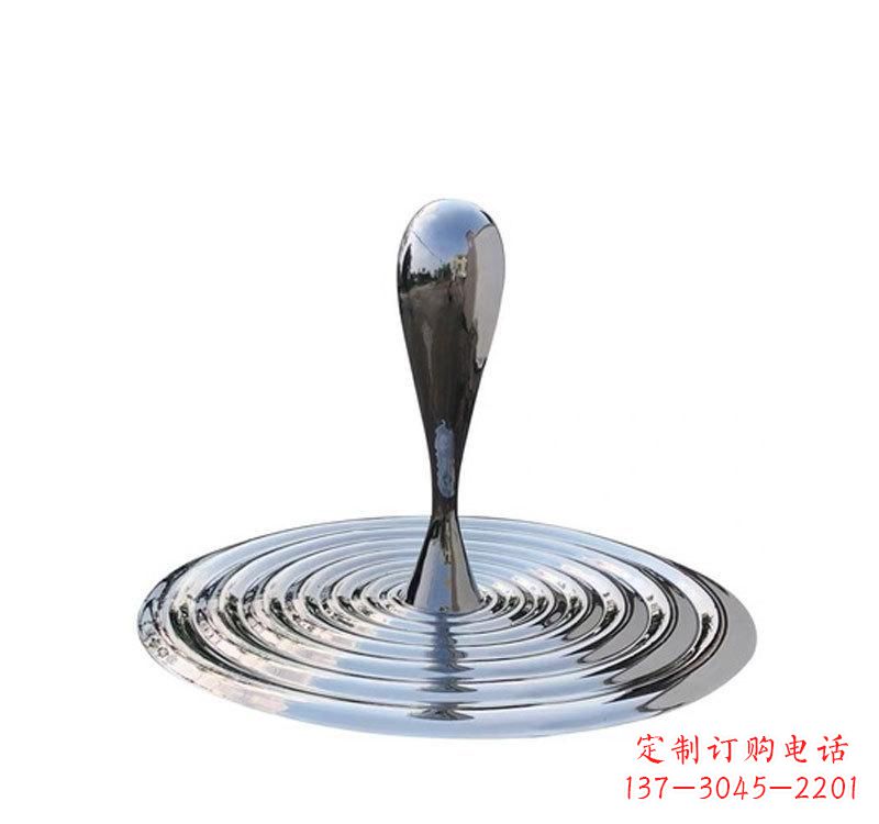 郴州不锈钢景区水滴雕塑精美绝伦