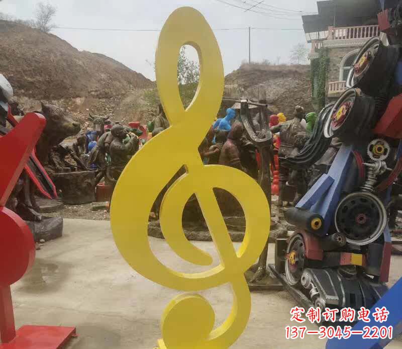 郴州不锈钢音符雕塑美丽而持久的艺术