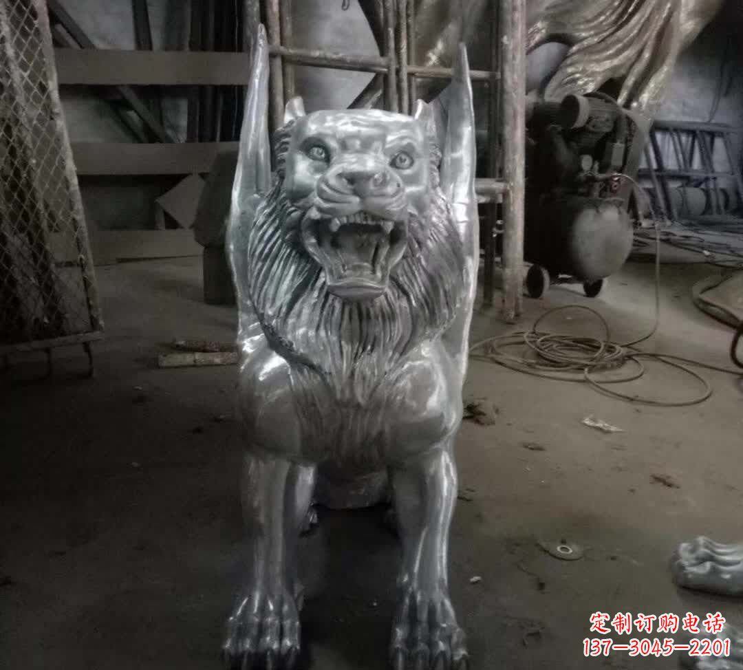 郴州不锈钢老虎雕塑经典的艺术品
