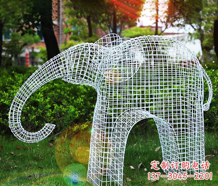 郴州不锈钢大象雕塑给城市带来美丽的艺术