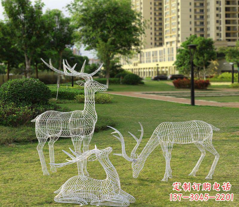 郴州精美梅花鹿雕塑,传承祖先文化瑰宝