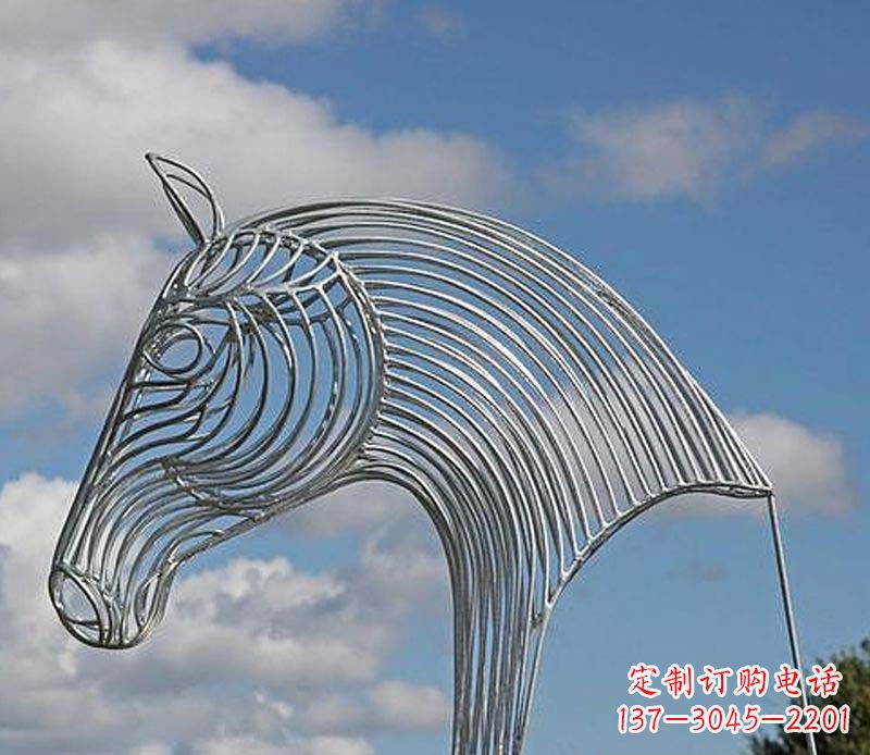 郴州不锈钢马头雕塑抽象雕塑的新突破