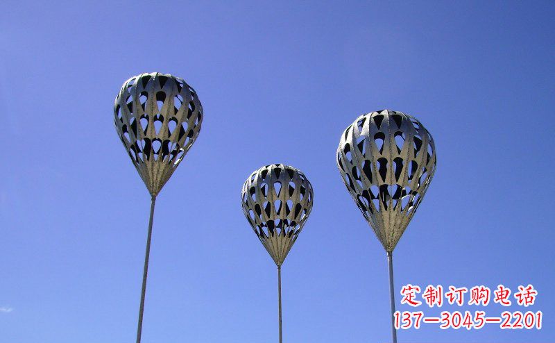 郴州不锈钢气球雕塑把美丽带回大自然