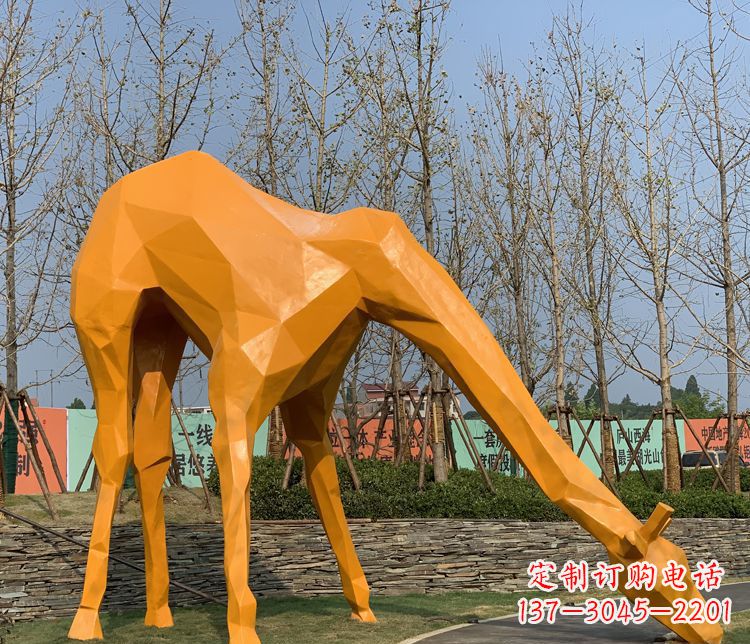 郴州不锈钢雕刻的精美动物雕塑