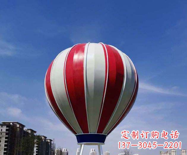 郴州不锈钢热气球雕塑给景观增添精彩