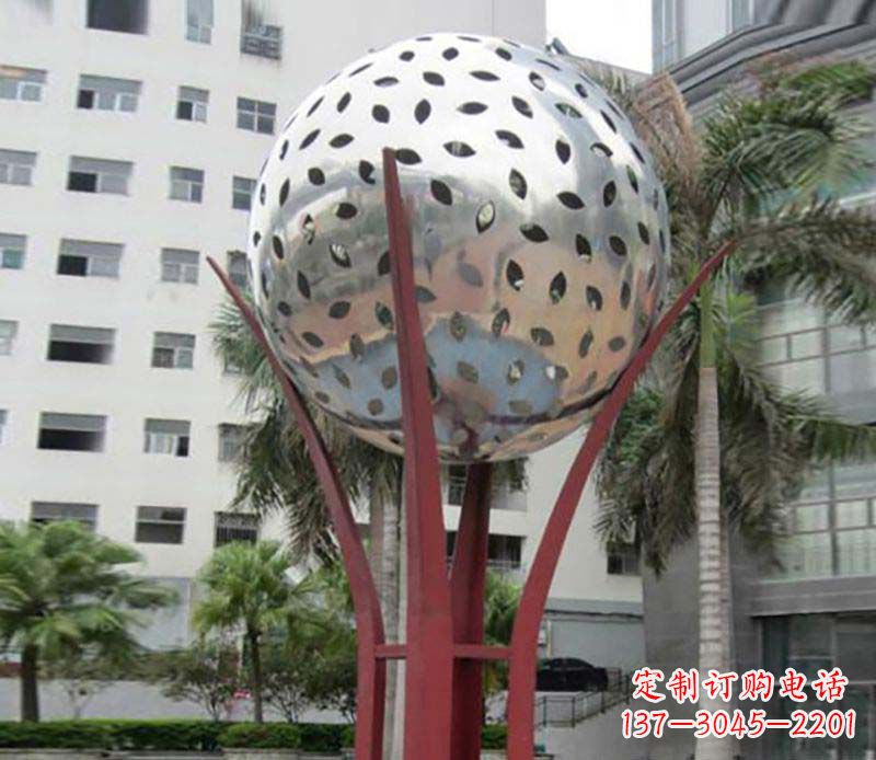 郴州镂空树叶雕塑——给校园景观增添灵动之美