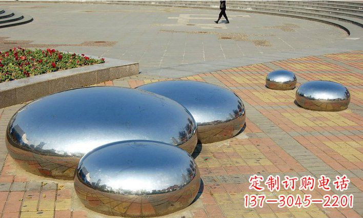 郴州不锈钢水滴雕塑艺术与美的完美结合
