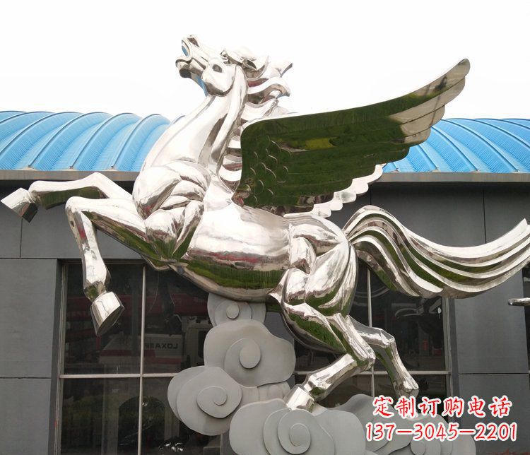 郴州不锈钢踏云飞马——给城市带来动感与灵气