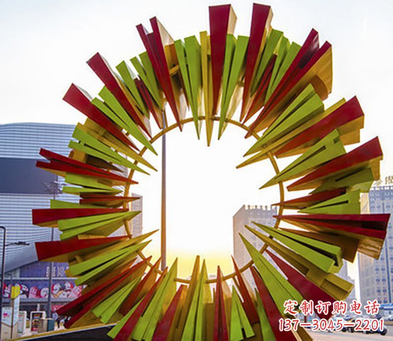 郴州绚烂太阳,精美不锈钢太阳花雕塑