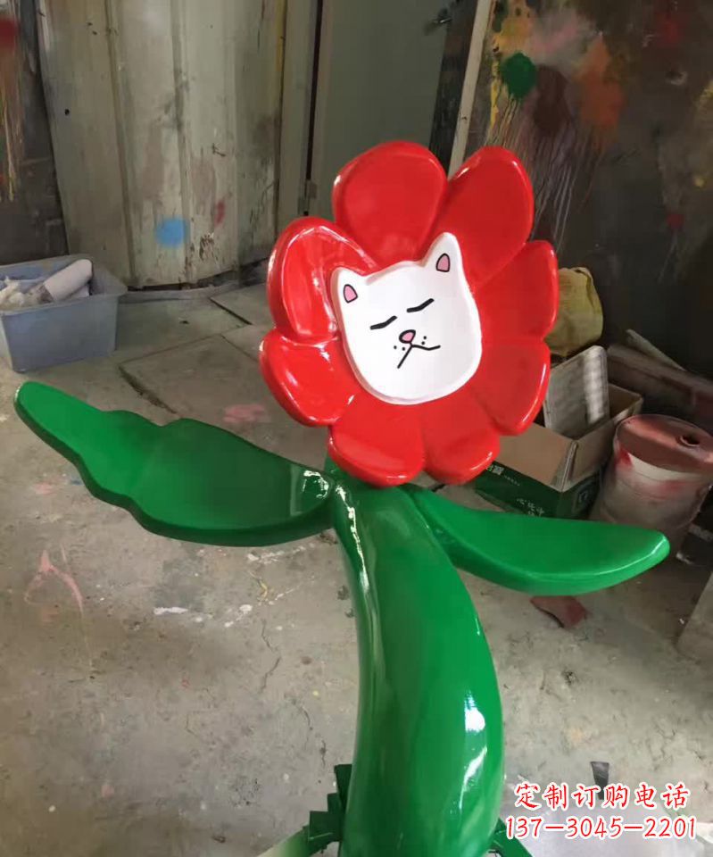郴州不锈钢太阳花雕塑美丽的景观装饰