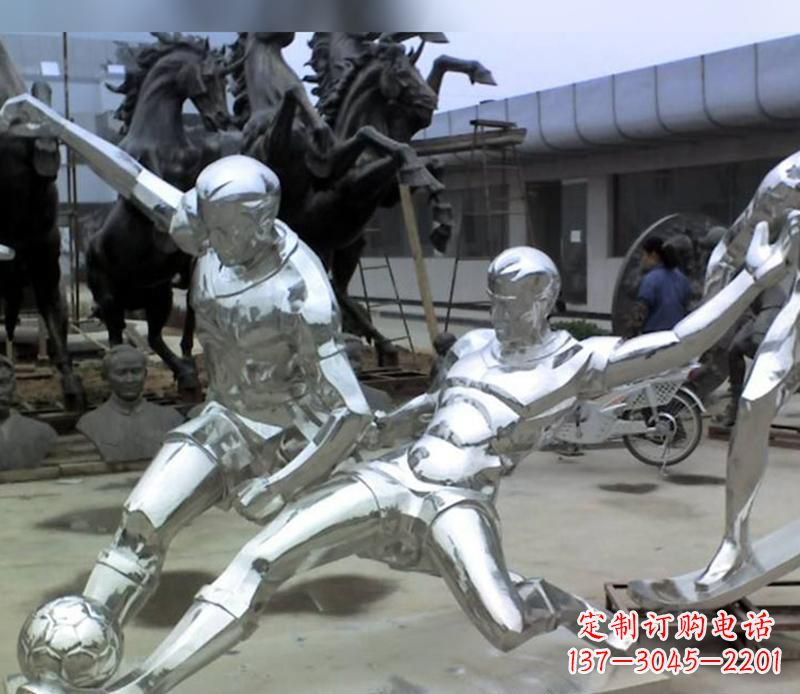 郴州足球运动雕塑
