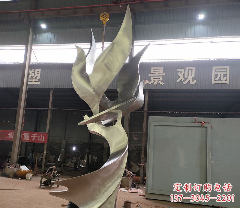 郴州不锈钢天鹅雕塑传承自然之美