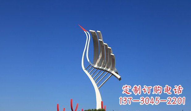 郴州不锈钢天鹅丹顶鹤仙鹤雕塑