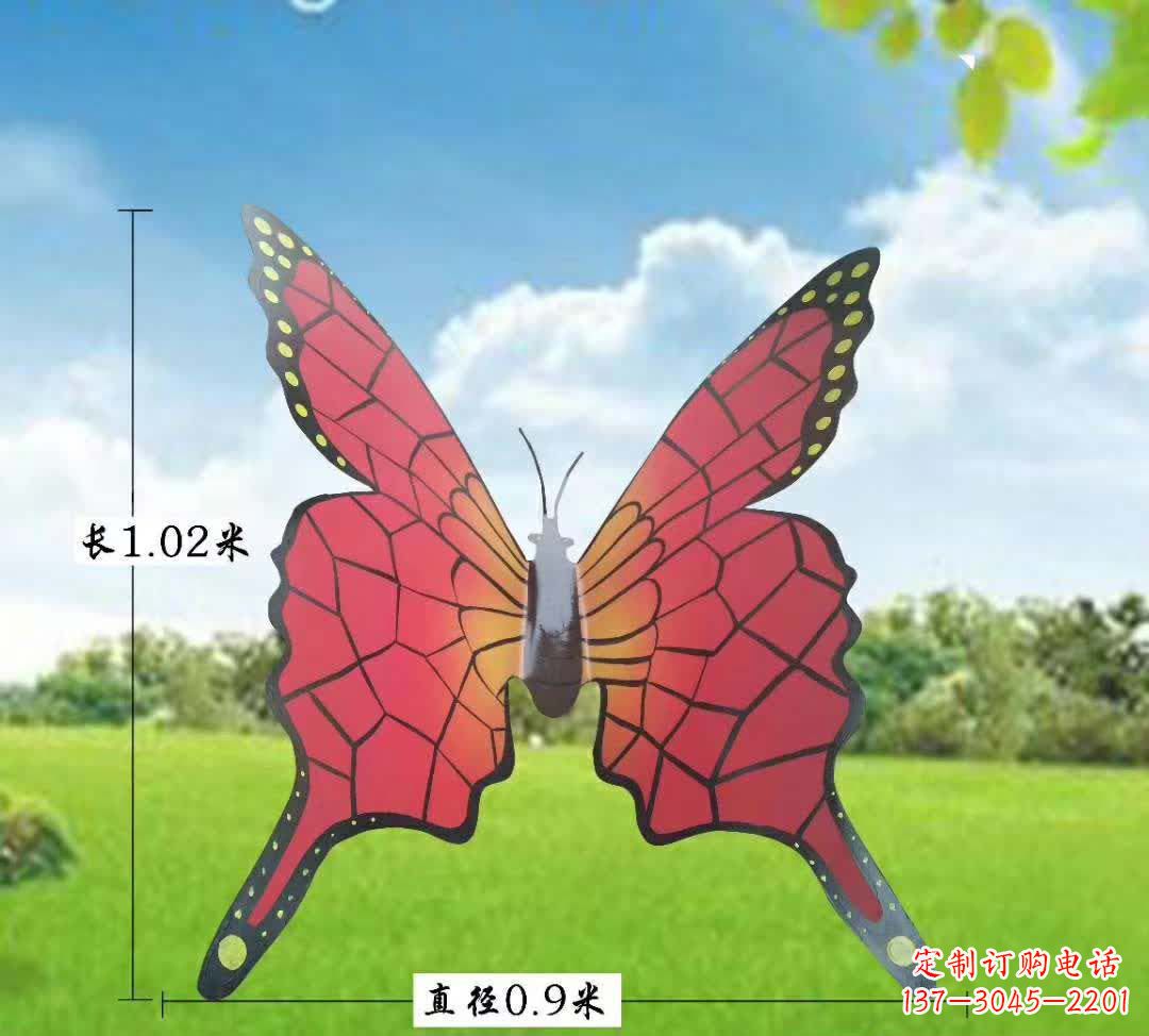 郴州不锈钢铁艺蝴蝶雕塑
