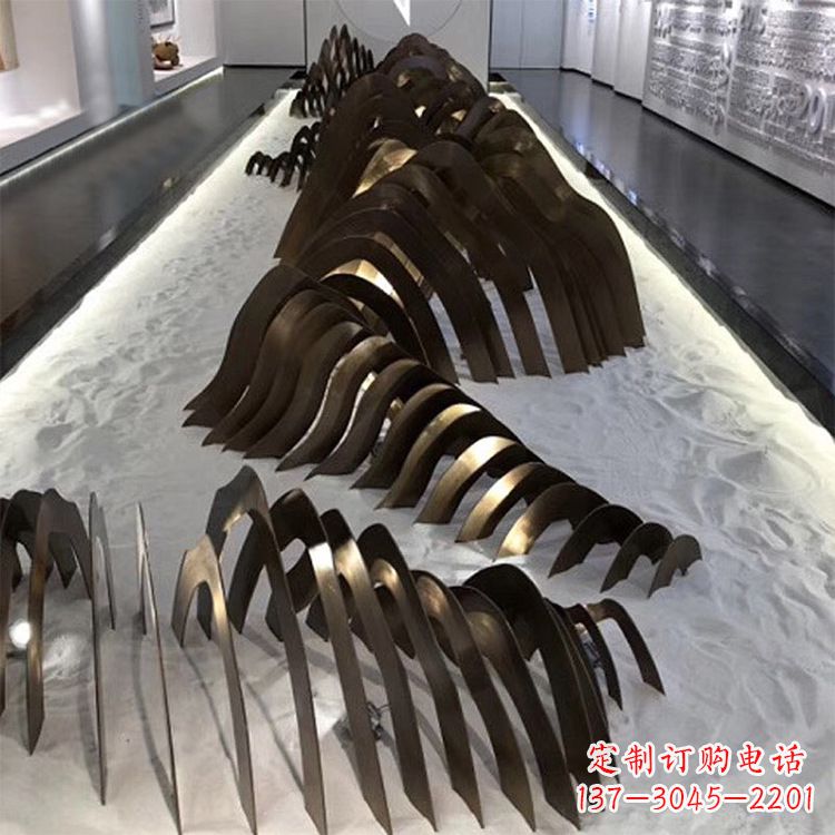 郴州不锈钢铁艺假山雕塑让自然风景回归