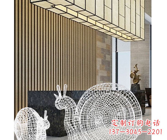 郴州不锈钢蜗牛雕塑精致多姿
