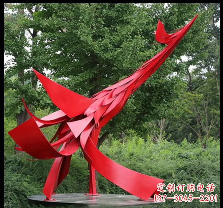 郴州不锈钢凤凰雕塑——美丽而神秘的象征