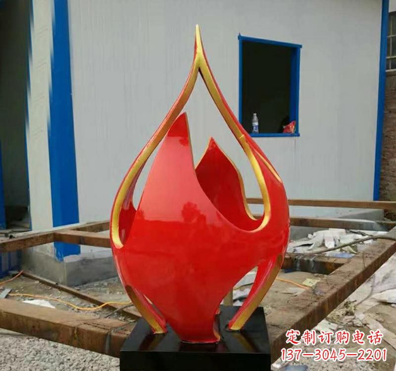 郴州不锈钢艺术景观火龙果雕塑