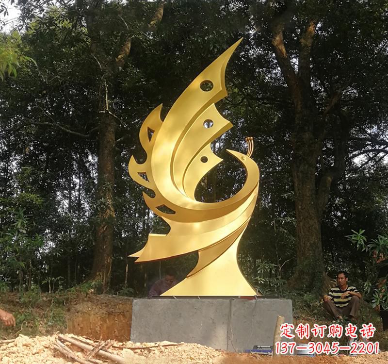 郴州不锈钢凤凰雕塑——彰显传统文化之美