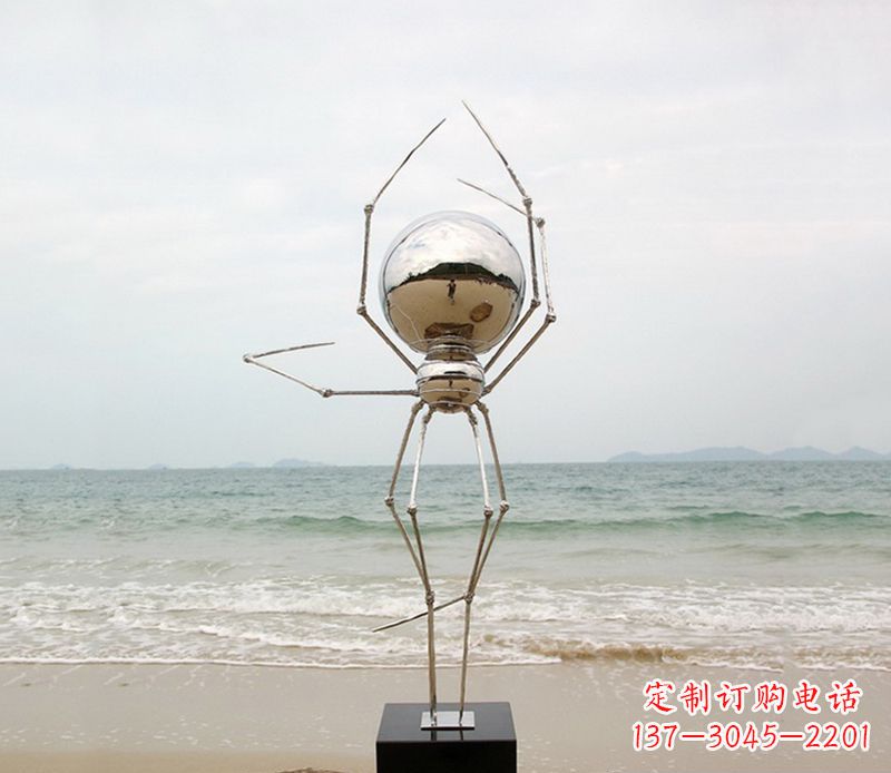 郴州不锈钢的蜘蛛侠雕塑
