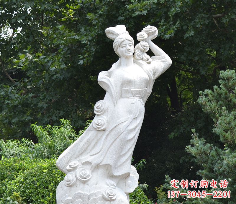 郴州嫦娥奔月石雕绝美之作