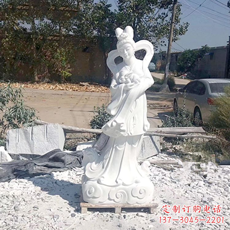 郴州嫦娥奔月汉白玉精美雕像