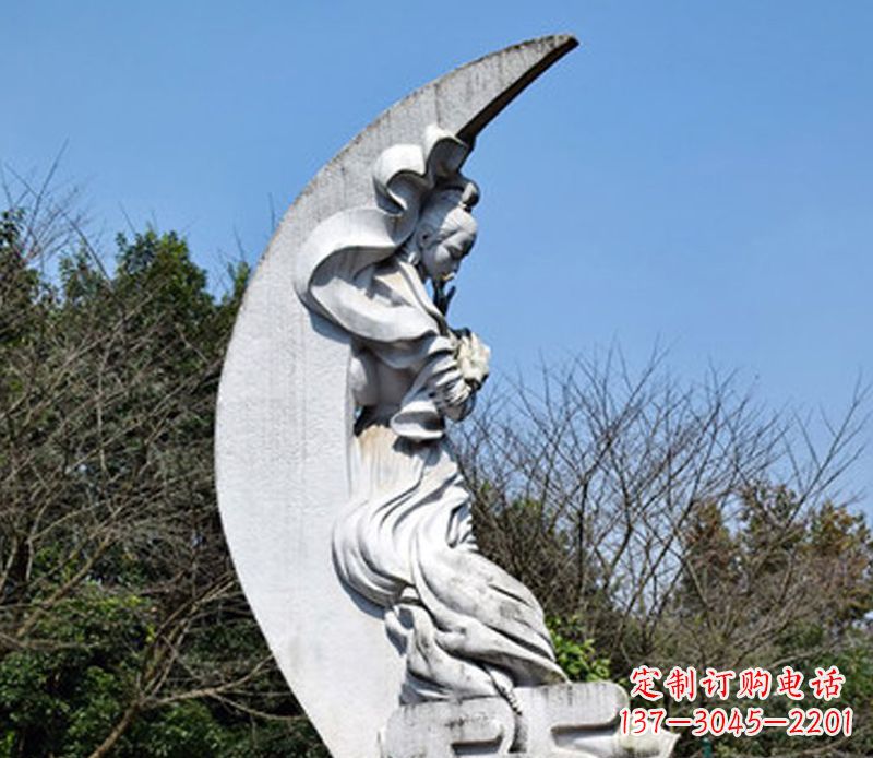 郴州嫦娥奔月传承中国传统文化的雕塑之美