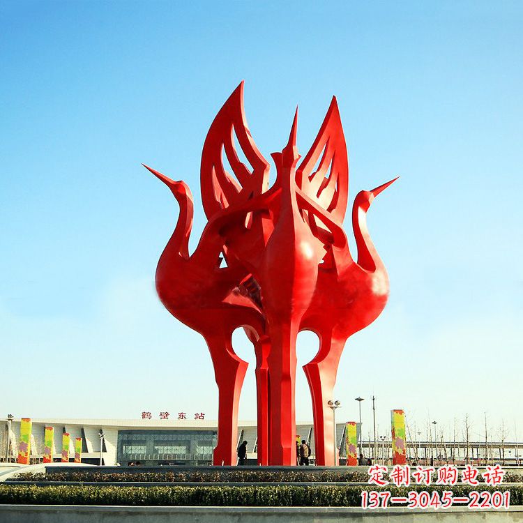郴州“仙鹤之歌仙鹤雕塑的精彩瞬间”