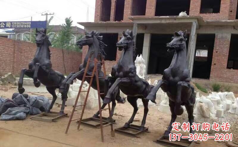 郴州城市广场战马铜雕摆件 (4)
