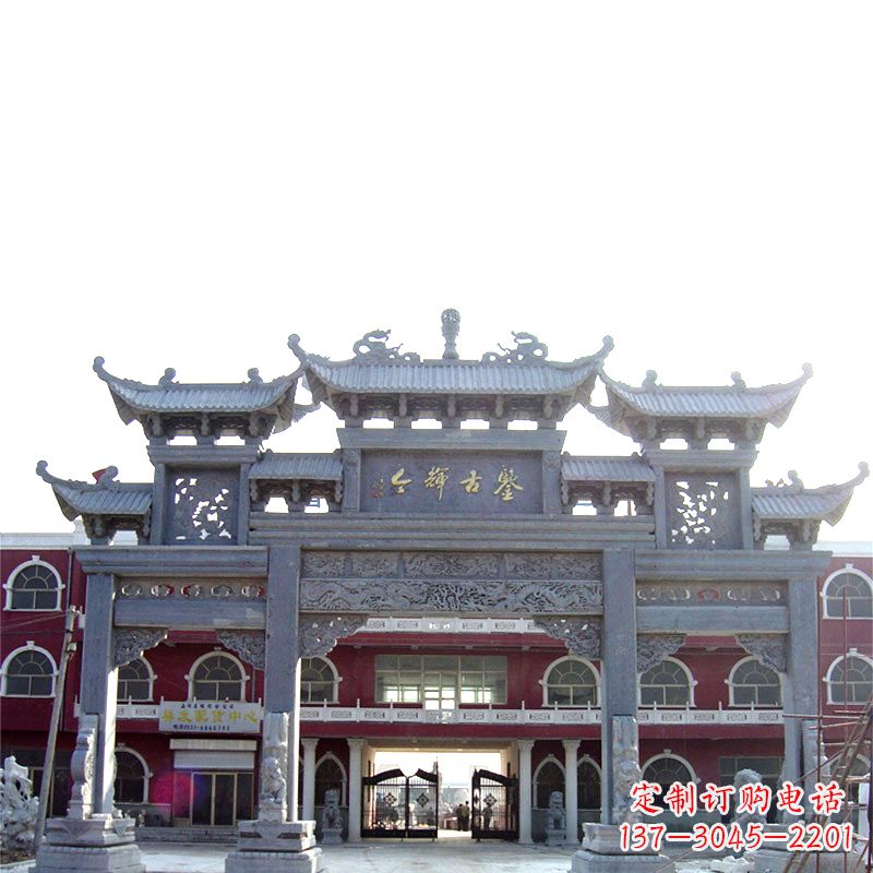 郴州石雕牌楼极致精美的城市艺术