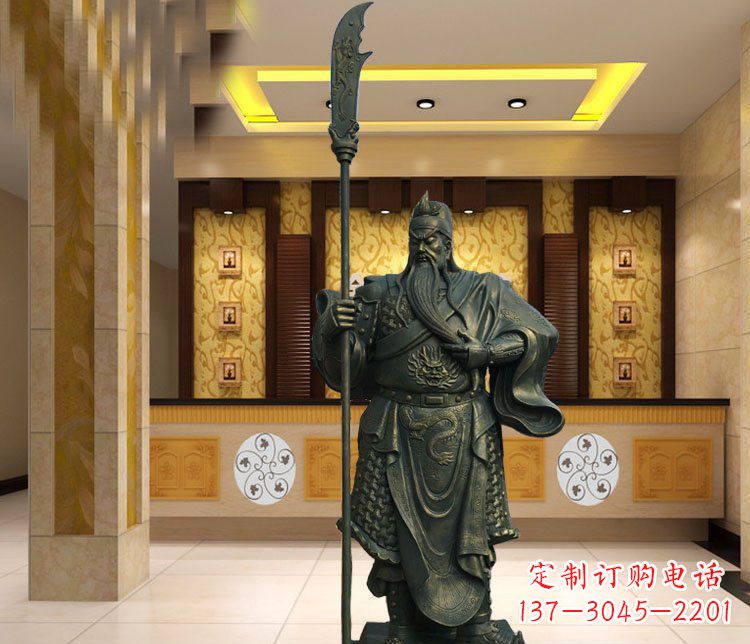 郴州关公雕塑——传承弘扬中华文化